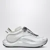 Roa White Fabric Athletic Sneakers In White