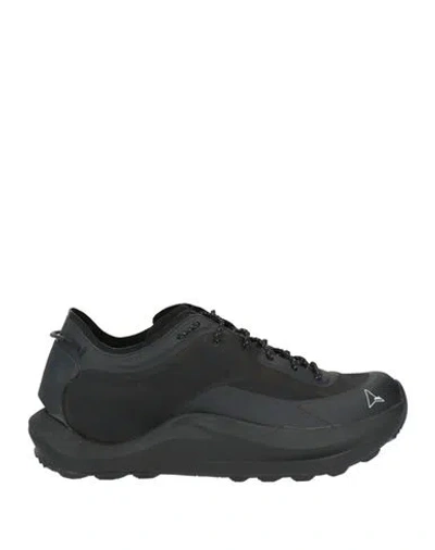 Roa Woman Sneakers Black Size 6 Textile Fibers, Rubber