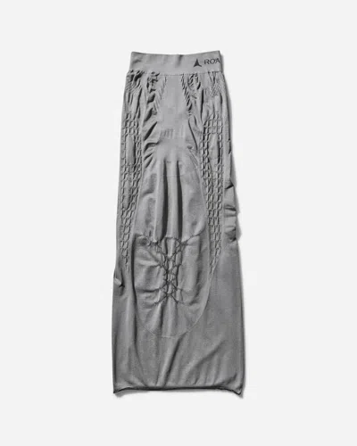 Roa Women S 3d Knit Skirt Grey Black In Multicolor