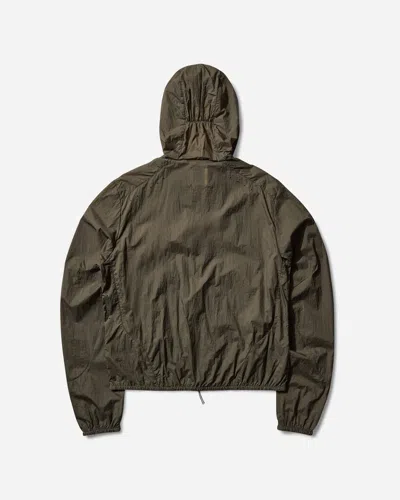 Roa Women S Gly See Through Windbreaker Olive In Green