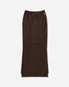 Roa Women S Mesh Long Skirt Dark In Brown