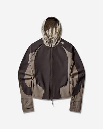 Roa Women S Spine Stretch Hooded Jacket Dark In Brown