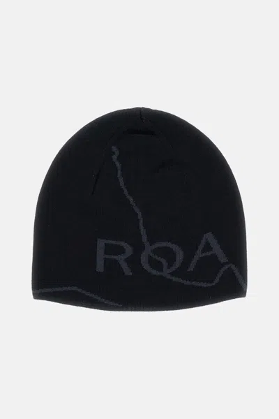 Roa Wool Beanie In Black
