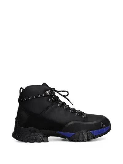 Roa X Fragment Andreas Leather Boots In Black