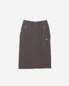 Roa Y-zip Skirt In Brown