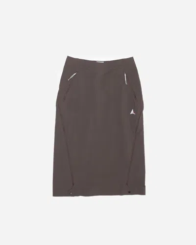 Roa Y-zip Skirt In Brown