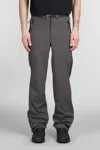 Roa Men S Y Zip Trousers Dark In Gray