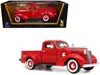 Road Signature 1937 Studebaker Coupe Express Pickup Truck Red 1/18 Diecast Model Car By