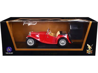 Road Signature 1947 Mg Tc Midget Red 1/18 Diecast Model Car By