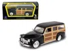 Road Signature 1948 Ford Woody Wagon Black 1/43 Diecast Model Car By