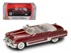 Road Signature 1949 Cadillac Coupe Deville Convertible Burgundy Metallic 1/43 Diecast Car By