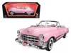 Road Signature 1949 Cadillac Coupe Deville Convertible Pink 1/18 Diecast Model Car By  In Pink