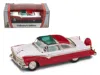 Road Signature 1955 Ford Crown Victoria Red And White 1/43 Diecast Model Car By
