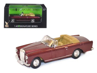 Road Signature 1961 Bentley Continental S2 Park Ward Dhc Convertible Burgundy 1/43 Diecast Car Model By Road Signat