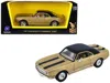 Road Signature 1967 Chevrolet Camaro Z-28 Gold With Black Stripes And Black Top 1/43 Diecast Model Car By Road Sign