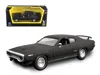 Road Signature 1971 Plymouth Gtx Matt Black 1/43 Diecast Model Car By