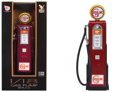 Road Signature Gasoline Vintage Digital Gas Pump Replica 1/18 Diecast Replica By  In Multi