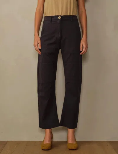 Road To Nowhere Baja Japanese Twill Pants In Navy In Blue