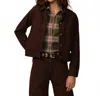 Road To Nowhere Cody Jacket In Chocolate In Burgundy