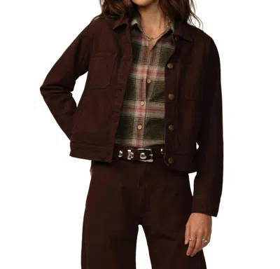 Road To Nowhere Cody Jacket In Chocolate In Green
