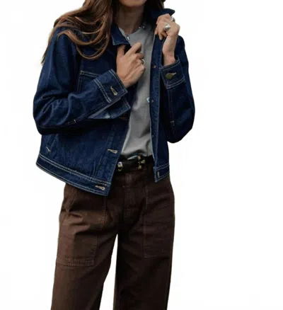 Road To Nowhere Cody Jacket In Indigo Rinse In Blue