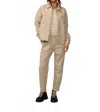Road To Nowhere Haruto Drawstring Japanese Flannel Pant In Milk In Neutral
