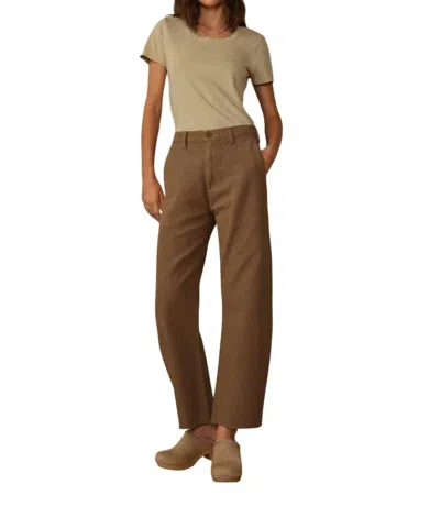 Road To Nowhere Pilon Organic Cotton Trouser In Fatigue In Multi