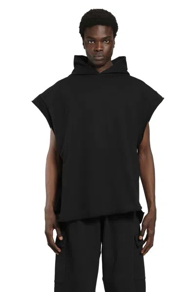 Roadless Cotton Jersey Sleeveless Hoodie In Neutral