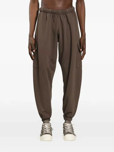 Roadless Cotton Jersey Track Pants In Brown