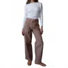 Roam Isa Pant In Clay In White