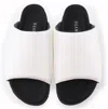 Roam Leather Slider In White In White