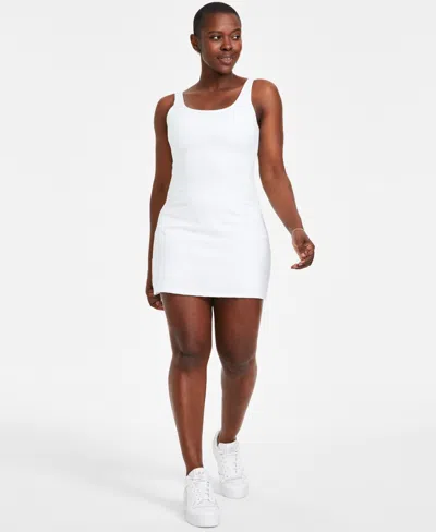 Roam Loud Women's Mawu U-neck Sleeveless Dress In White