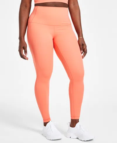 Roam Loud Women's Yanta High-rise Tummy-control Leggings In Orange