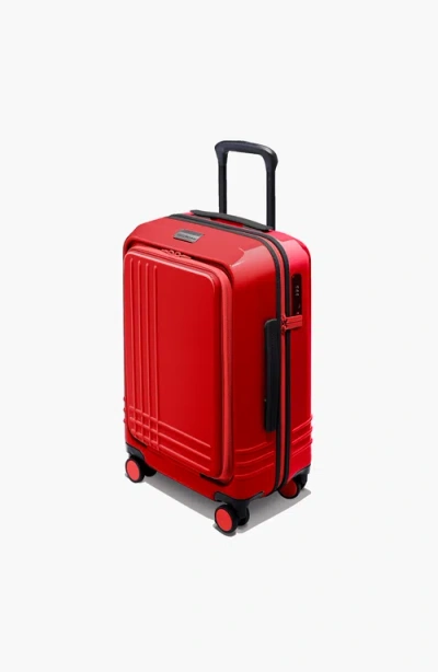 Roam Luggage Front Pocket Carry-on In Red