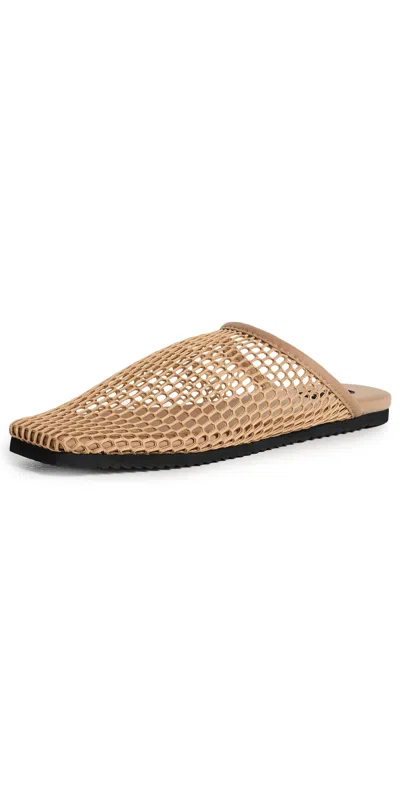 Roam Mesh Baboosh Mule Nude In Brown