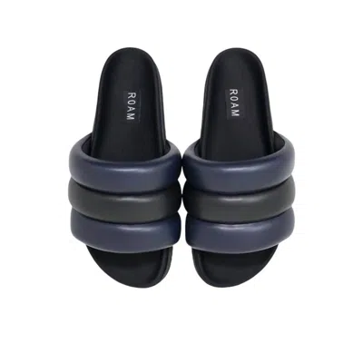Roam Puffy Slide In Black