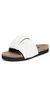 Roam The Puffed Knotty Sandals White In Multi