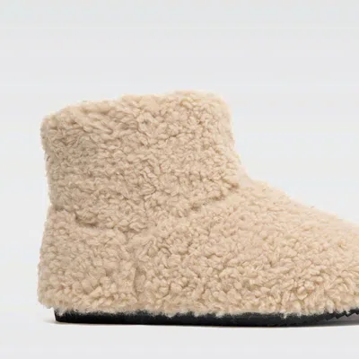 Roam Women's Mini Boosh Bootie In Nude Fuzzy In Multi