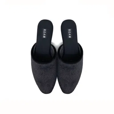 Roam Women's Pony Mule With Faux Calf Hair In Black