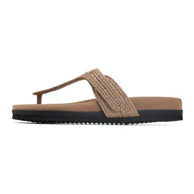 Roam Women's Raffy T Sandal In Natural In Brown