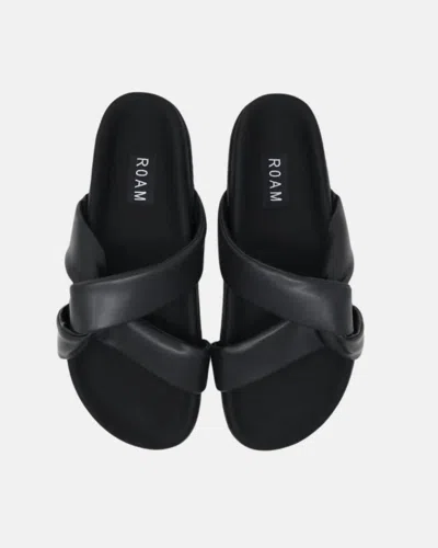 Roam Women's Side Slip Sandal In Black