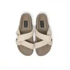 Roam Women's Side Slip Sandal In Cream In Neutral
