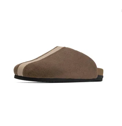 Roam Women's Terry Stripe Clog In Taupe In Brown