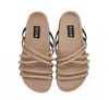 Roam X Sandal In Nude In Brown
