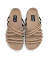 Roam X Sandal In Nude In Multi