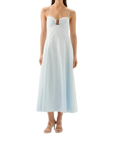 Roame. Arabella Midi Dress In Ice Blue
