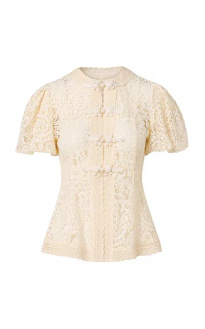 Roame. Roame Augusta Lace Top In White
