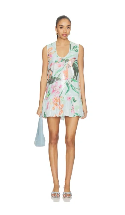 Roame. Bambi Sequin Mini Dress In Tucano