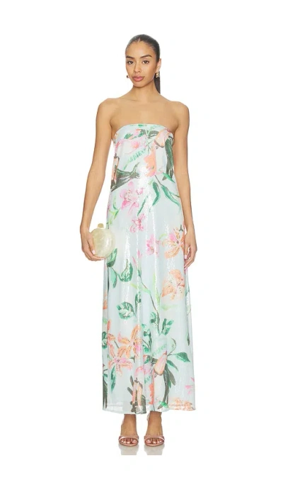 Roame. Bianca Sequin Gown In Tucano