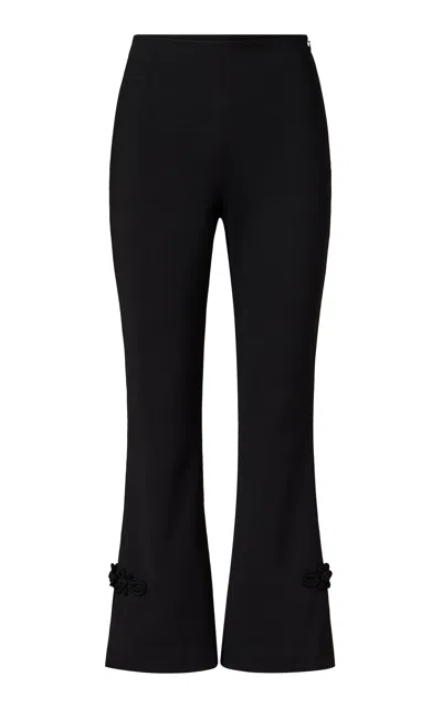 Roame. Roame Carlito Cotton-blend Bootcut Pants In Black